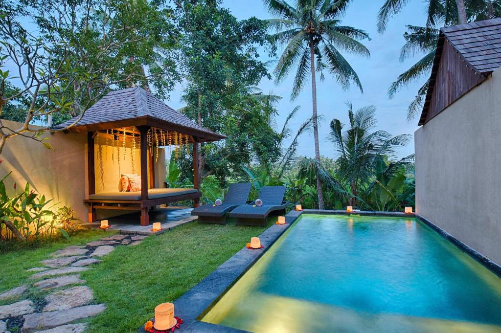 10+ Penginapan di Ubud dengan Private pool - 8. Samkhya Villas